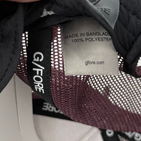 G Fore Snapback Hat Los Angeles California Maroon Pink - Picture 7 of 10